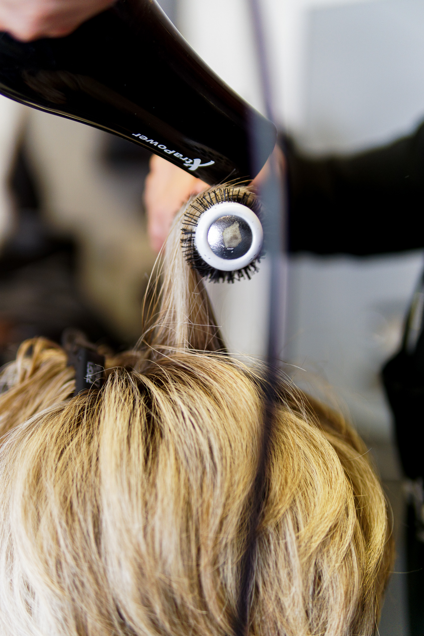 föhnen haare fotografin